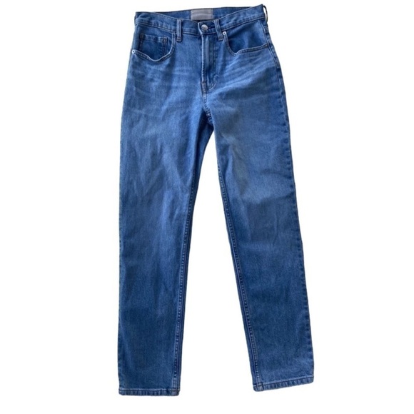 Everlane High Rise Straight Light Blue Denim 25-26 Regular - Picture 1 of 12